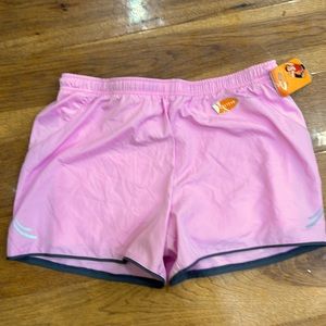 NWT Champion Pink shorts athletic shorts. Size says XL but more like a 10 or 12.